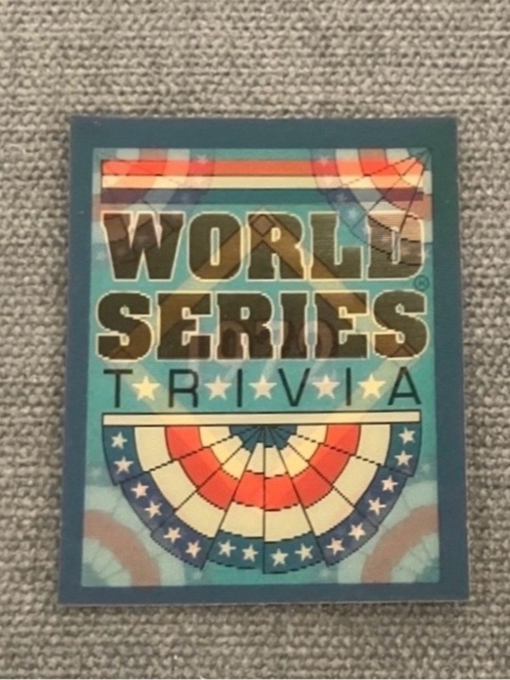 1991 Score 1972 World Series Trivia Card Baseball Card Trading Card